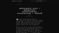 Johtajatkin ovat – inhimillisin ominaisuuksin varustettuja – ihmisiä