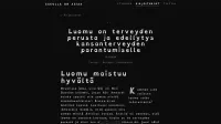 Luomu on terveyden perusta ja edellytys kansanterveyden parantumiselle