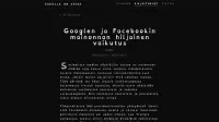 Googlen ja Facebookin mainonnan hiljainen vaikutus
